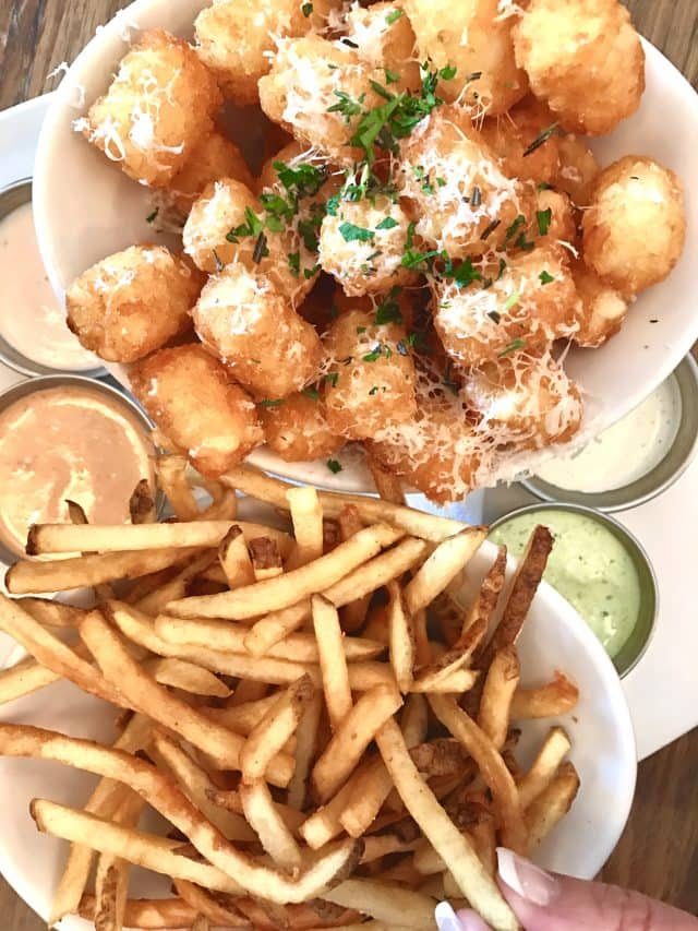 Truffle Fries and Truffle Tots