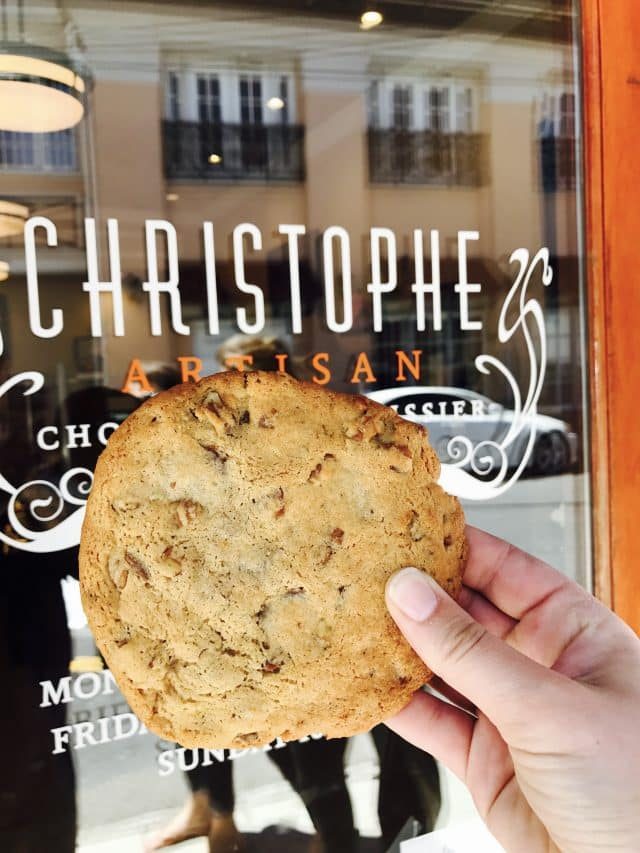 Giant cookie from Christophe Artisan Chocolatier in Charleston