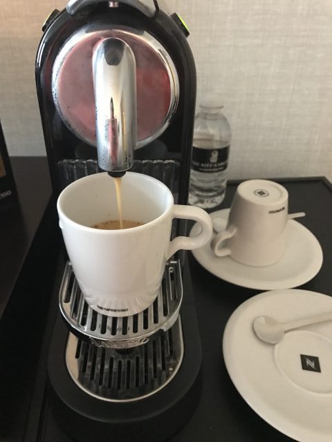 fresh coffee from the Ritz-Carlton San Francisco