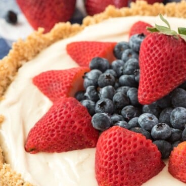 no bake cheesecake with fruit