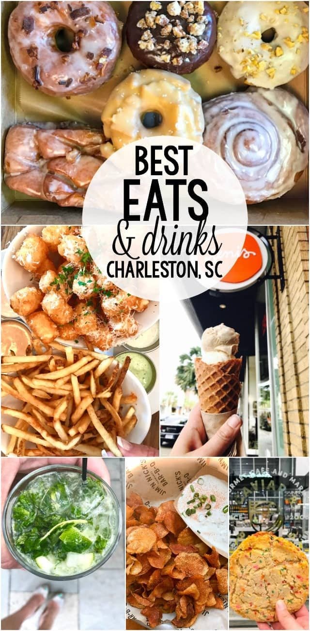 The BEST Eats & Drinks in Charleston, South Carolina! If you're traveling to Charleston, you need to eat at these places for breakfast, lunch, dinner, and dessert!