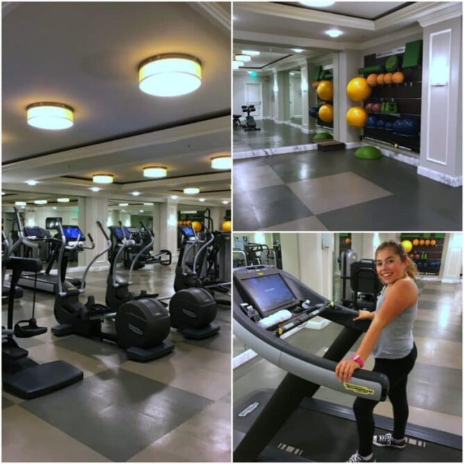 Fitness center at the Ritz-Carlton San Francisco