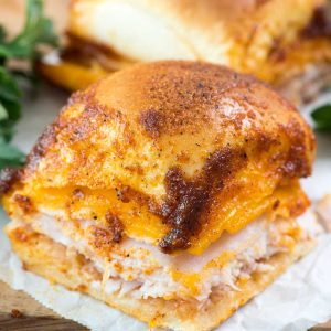 BBQ Turkey Cheddar Sliders