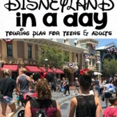 Disneyland in a Day! This one day Disneyland touring plan is perfect for teens and adults. It hits all the big rides and offers tips for how to get them all done before noon, even in summer!