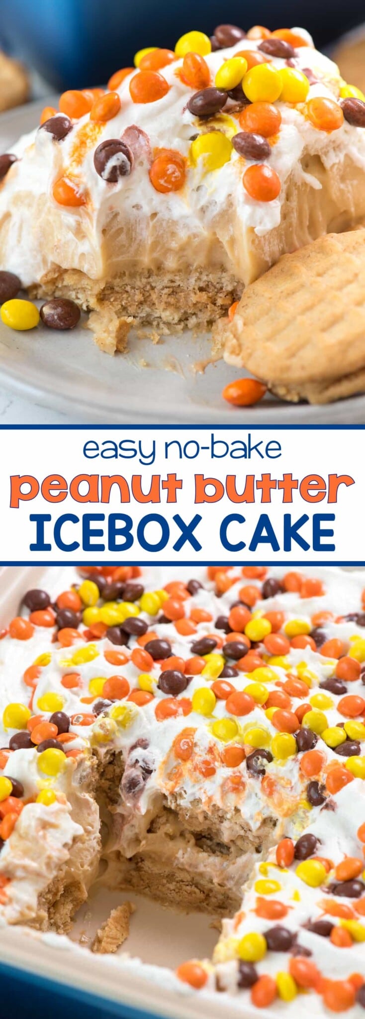 No Bake Peanut Butter Icebox Cake Crazy for Crust
