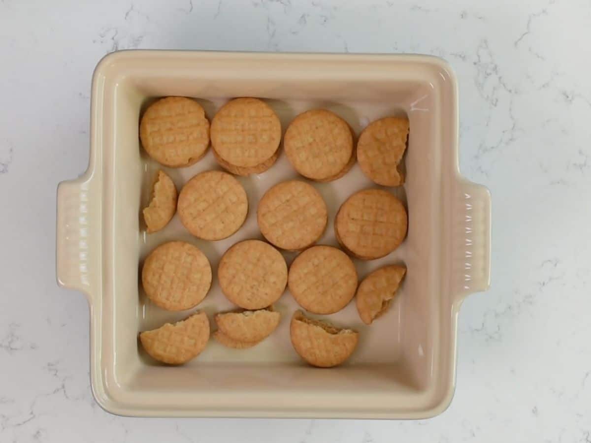 pan of cookies
