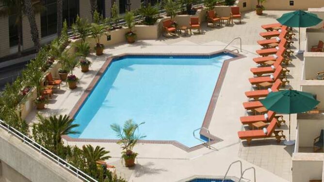 Pool at the DoubleTree Santa Monica