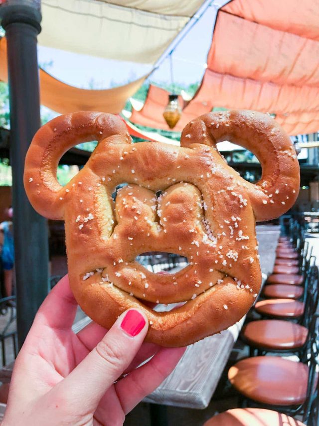 Mickey Mouse Soft Pretzel