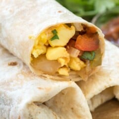 Easy Mexican Breakfast Burritos