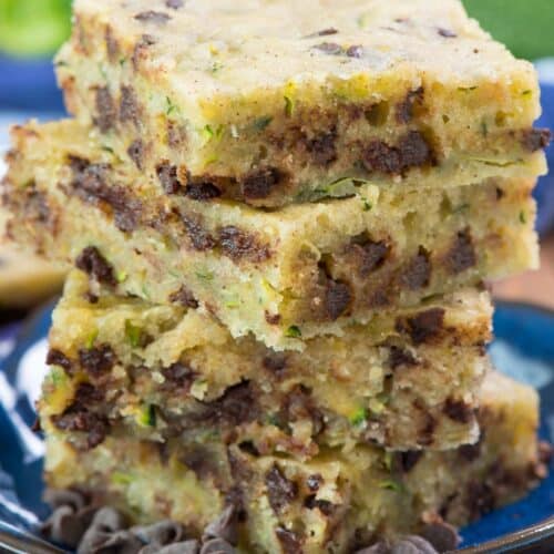 Chocolate Chip Zucchini Bars Crazy for Crust