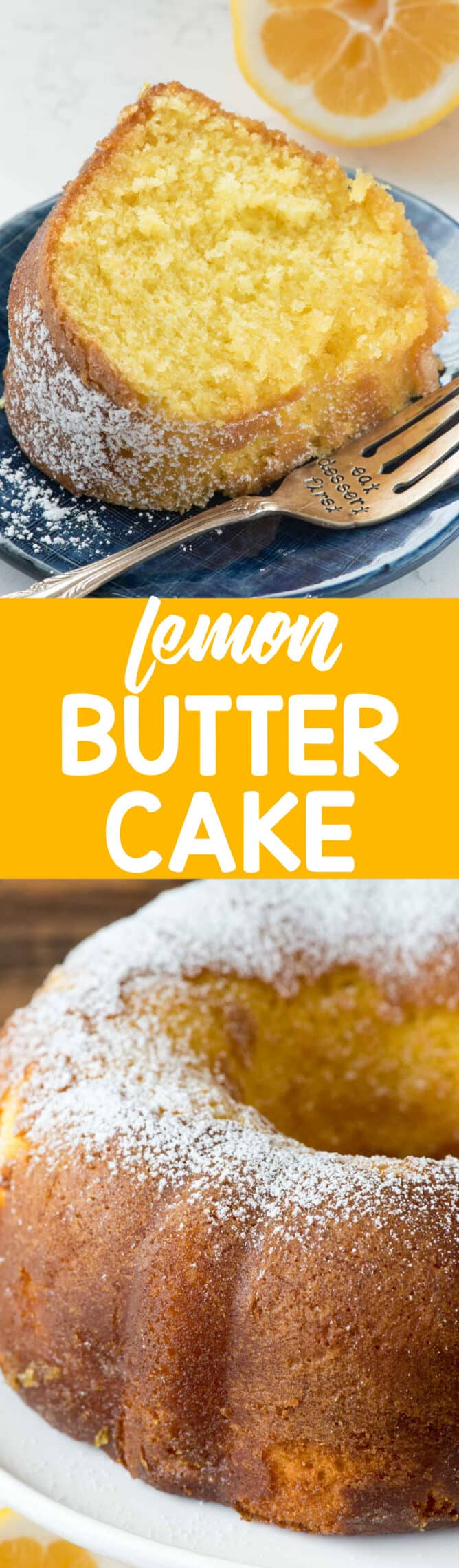 Easy Lemon Butter Cake Crazy for Crust