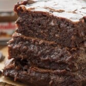 The Best Nutella Brownies