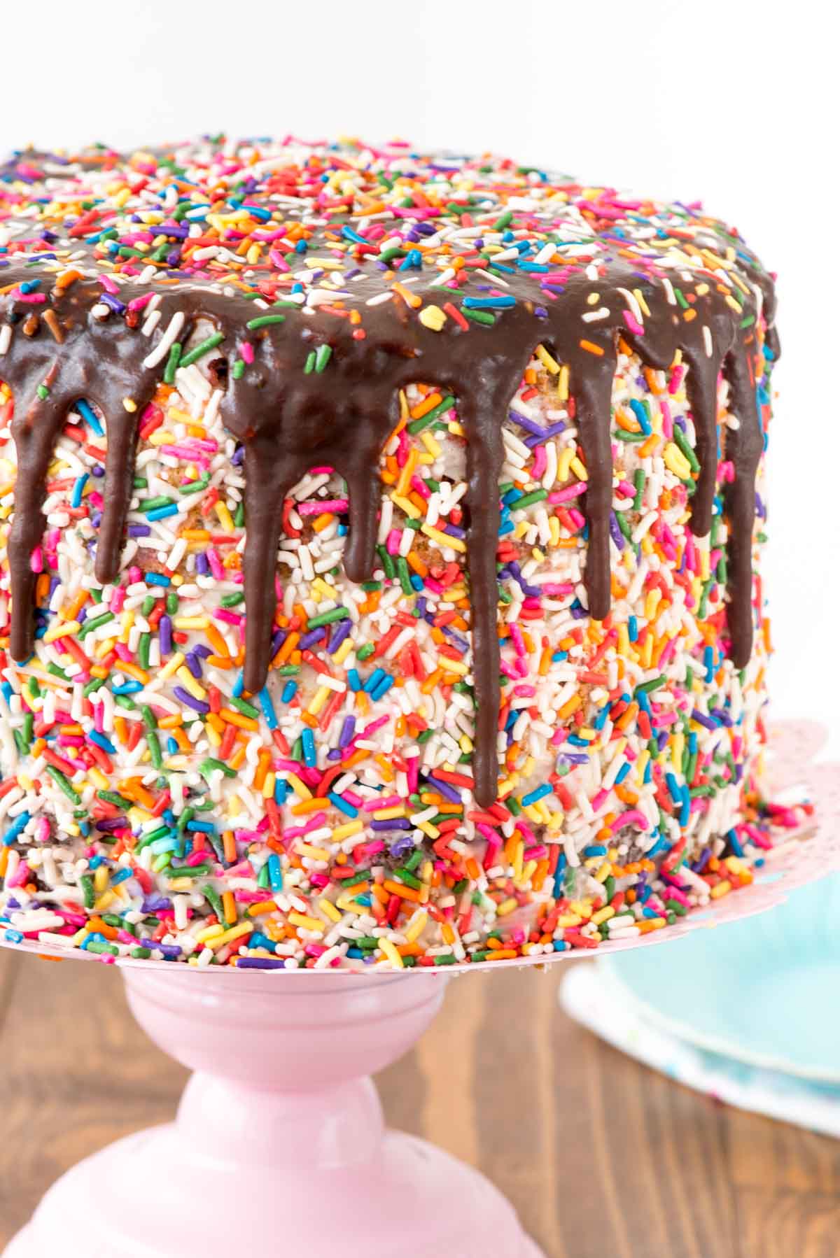 Funfetti Brownie Layer Cake