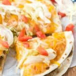 Vegetarian Mexican pizza