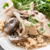 Crockpot Mushroom Chicken