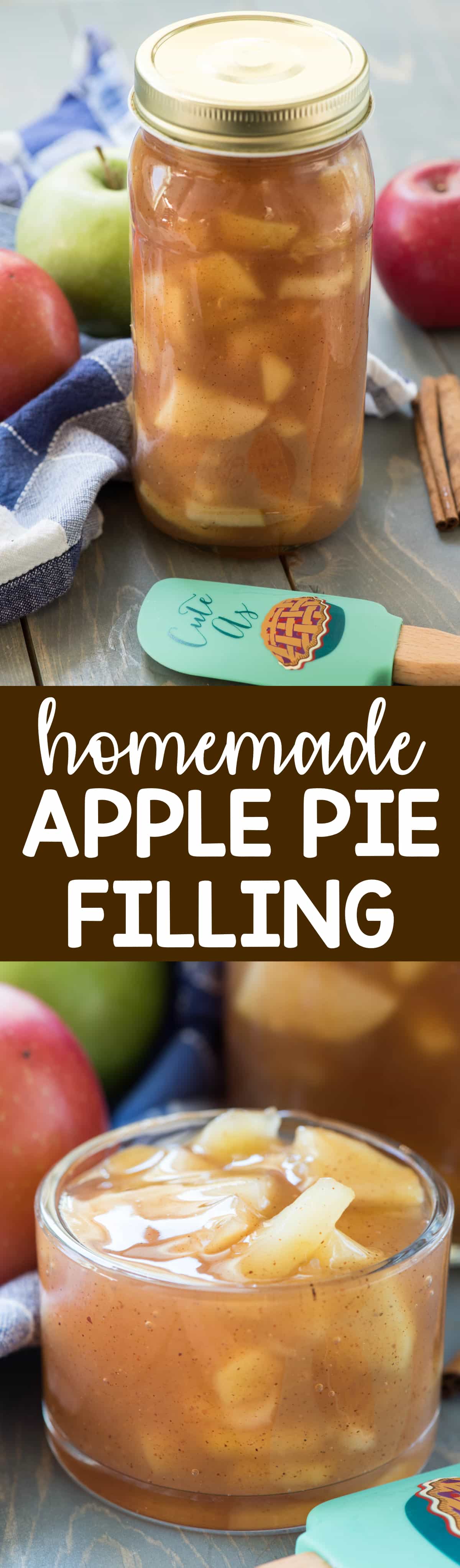 Homemade Apple Pie Filling - Crazy for Crust