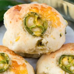 Quick to make Jalapeno Cheddar rolls
