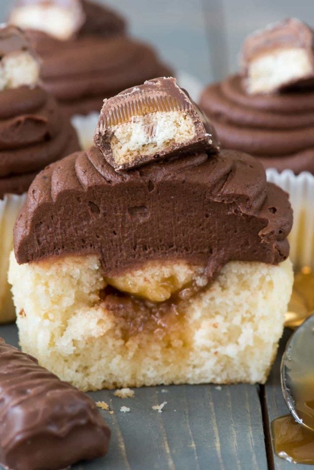 Easiest ever TWIX Cupcakes Recipe