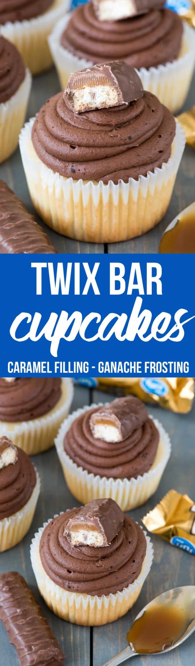 Twix Cupcakes - That's Just Jeni