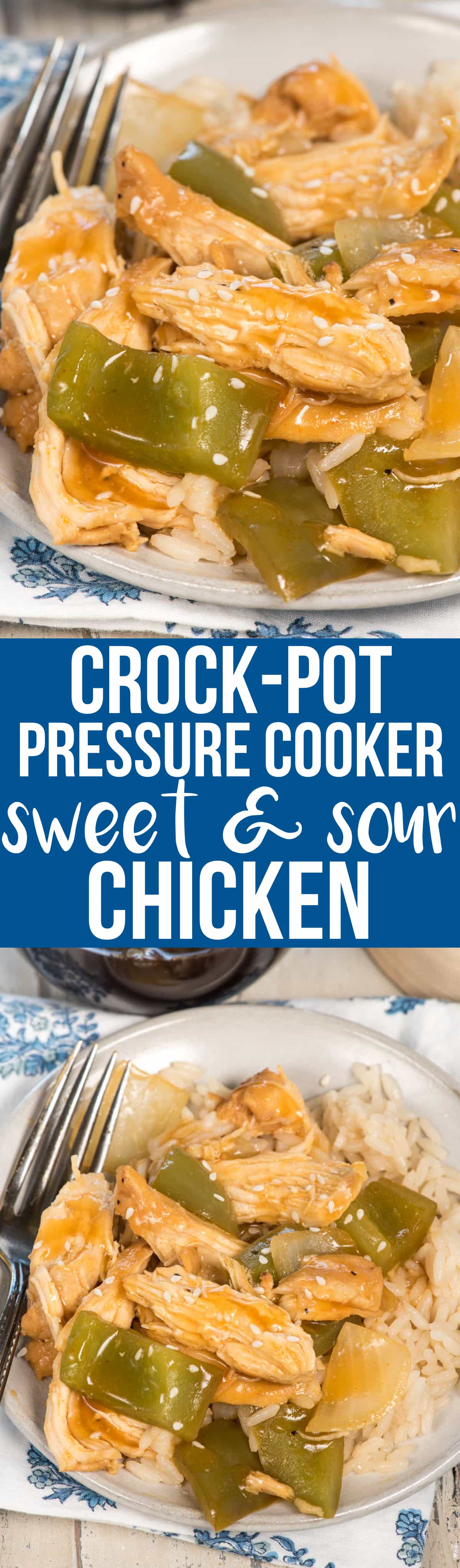 Crock-Pot® Pressure Cooker Shredded Sweet and Sour Chicken - Crazy for ...