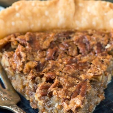 slice of pie on plate