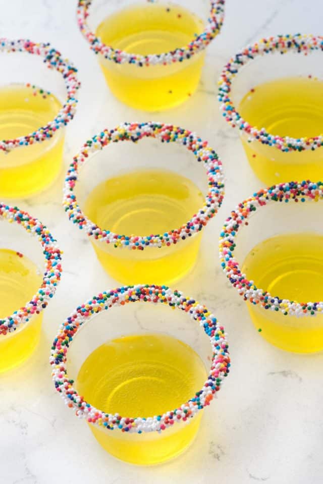 Lemon Cake Jell-O shots recipe