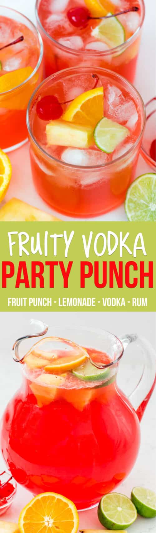 fruity vodka party punch