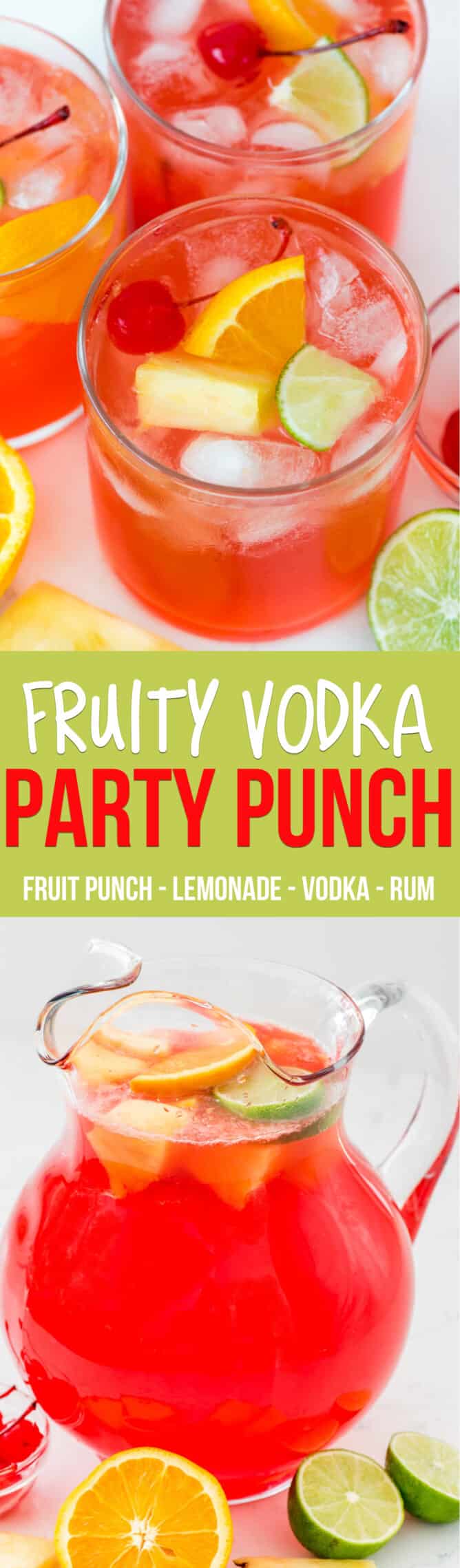 collage of party punch photos