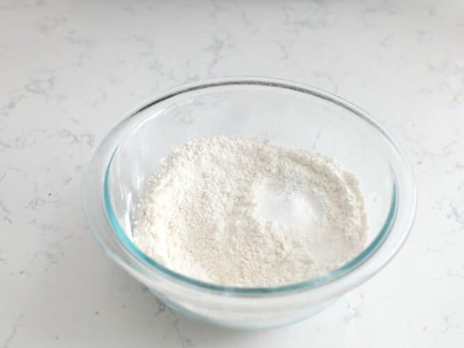 bowl of flour