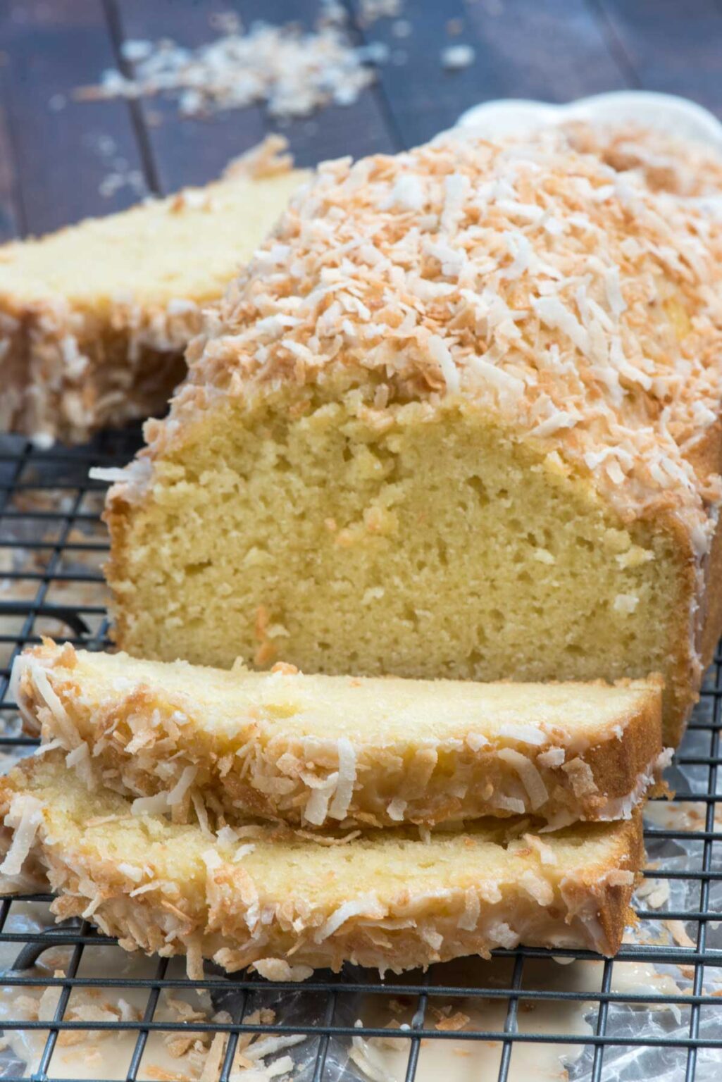 Homemade Coconut Pound Cake Crazy for Crust