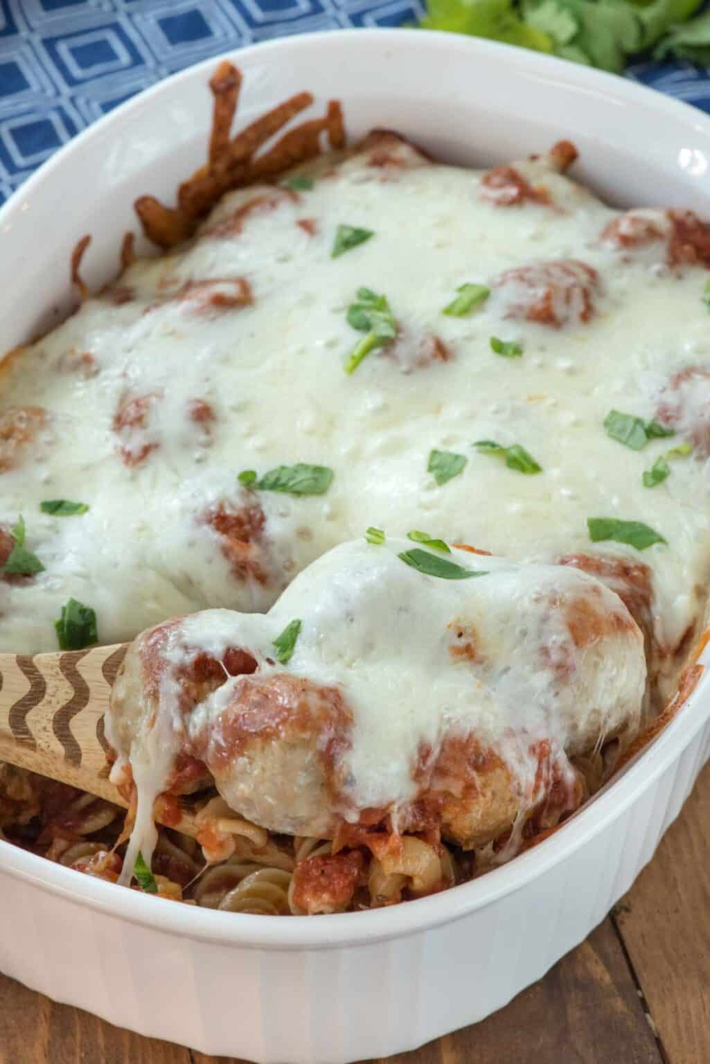 Easy Meatball Casserole Crazy for Crust