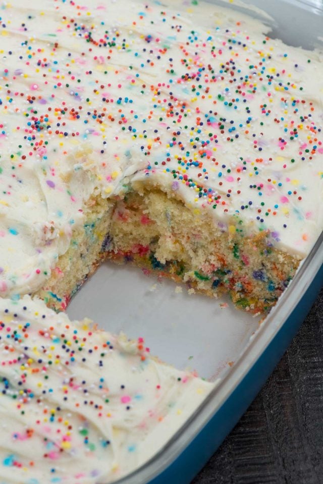 Homemade Funfetti Cake Recipe Photo