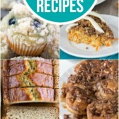 collage of brunch idea photos