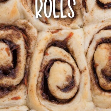 overhead of rolls in pan