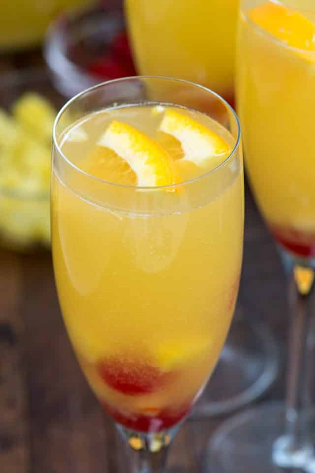 Hawaiian Champagne Punch - Crazy for Crust