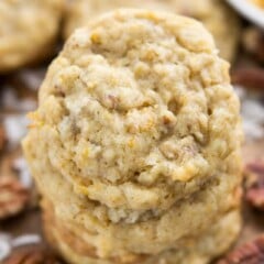 stack of cookies showing top