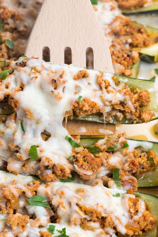 Stuffed Zuccini Boats