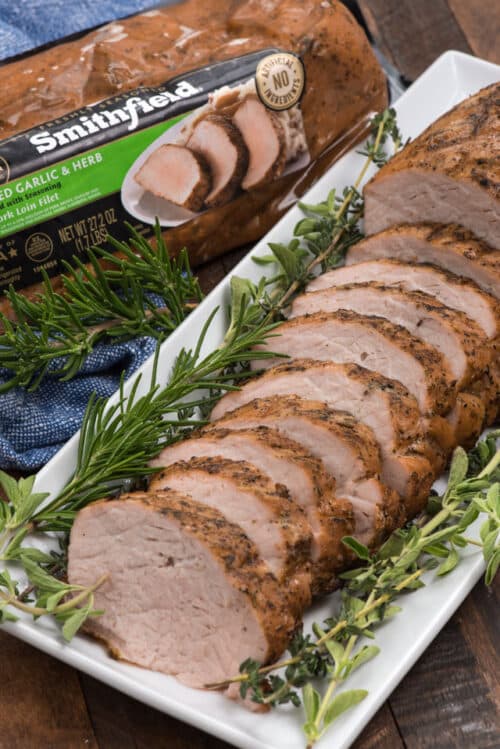 Garlic Herb Grilled Pork Loin Crazy for Crust