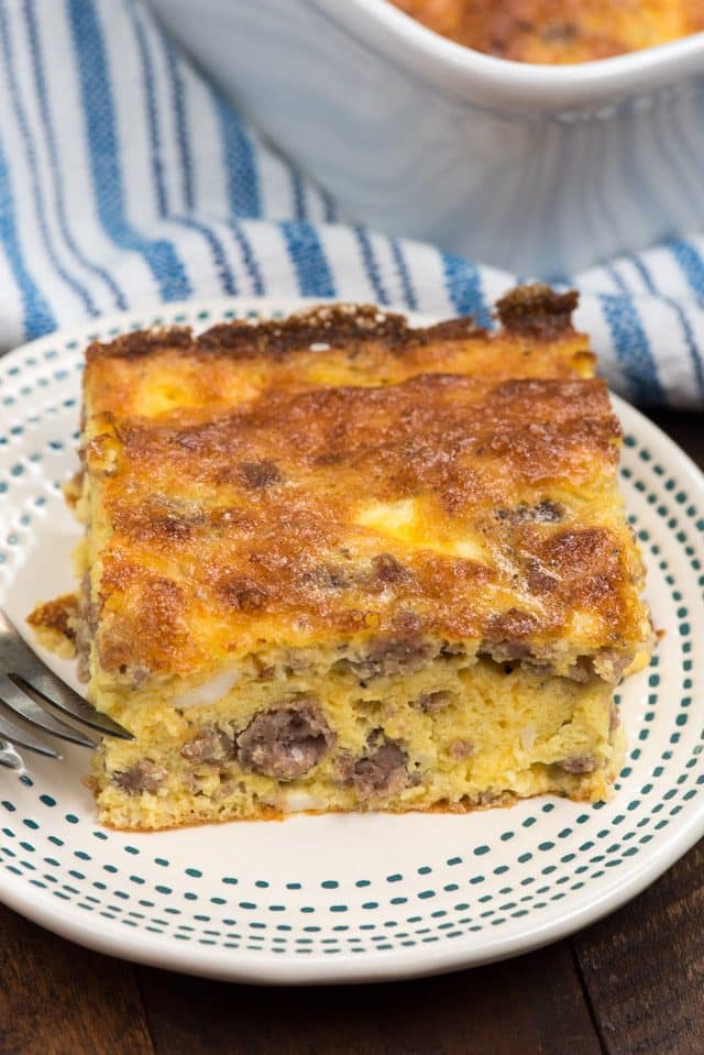 Cheesy Sausage Egg Casserole Crazy For Crust