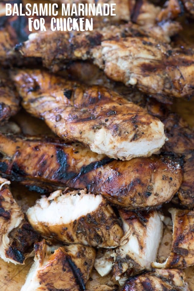 overhead shot of grilled chicken