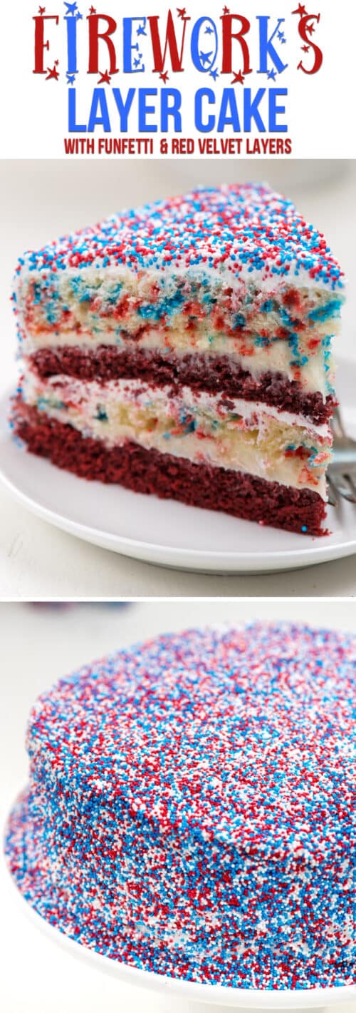fireworks cake