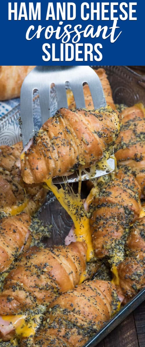 ham and cheese croissant sliders