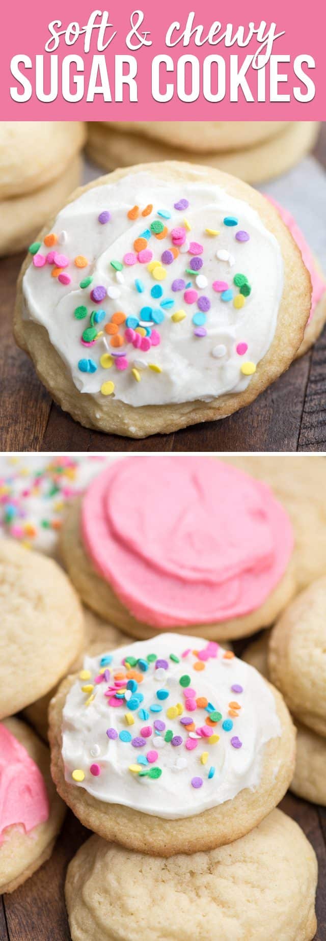 collage of sugar cookie recipes
