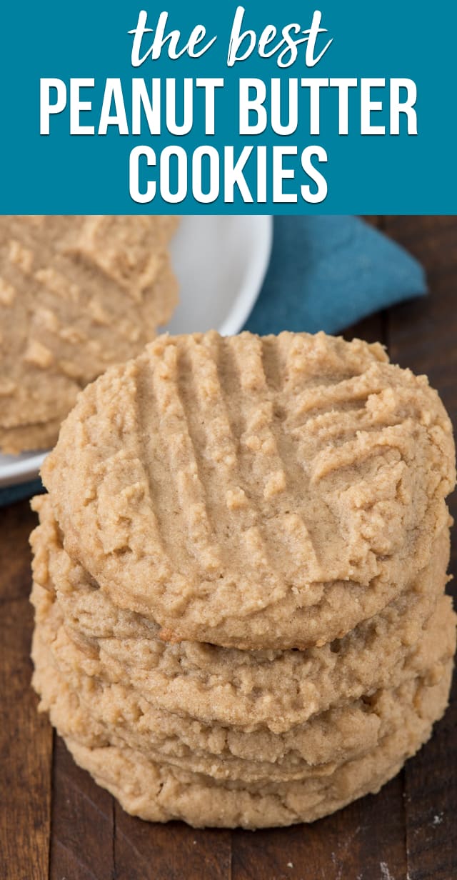 The BEST Peanut Butter Cookie Recipe - Crazy for Crust
