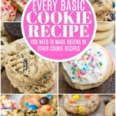cookie recipe collage