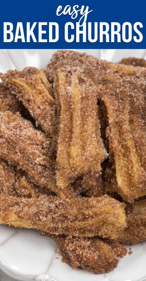 easy baked churros