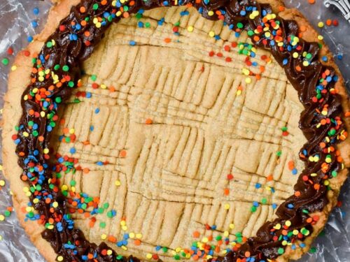 peanut butter cookie cake