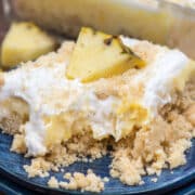 slice of pineapple dream dessert