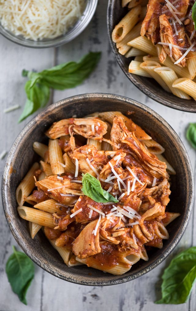 Crockpot Chicken Marinara Crazy for Crust