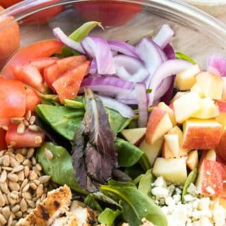 Panera Apple Salad - Crazy for Crust